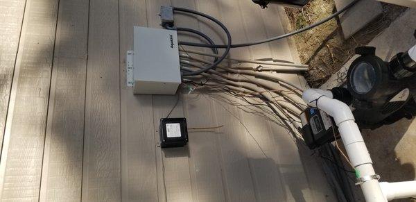 Look at this crap Job.  I had Heater, 2 Pumps, Pool Lite and Animation install. Very Unprofessional