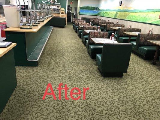 Restaurant cleaning after!