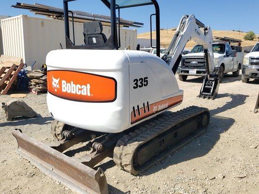 335 Bobcat mini excavator