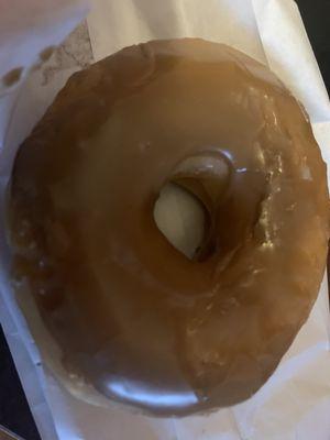 Maple glaze donut