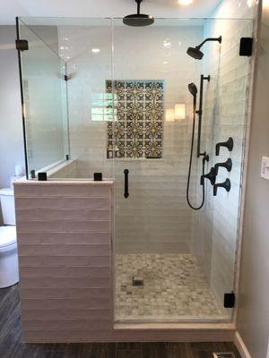 Glass shower