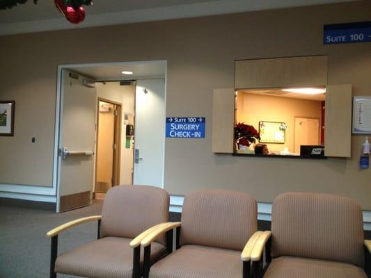 Waiting room inside tosh