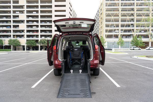 Easy loading/unloading rear entry ramp