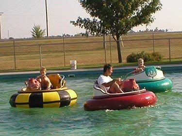 Splash & Bump your friends on the bumper boats.