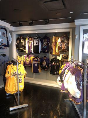 Inside of the store (Kobe Bryant apparel) not authentic but after market) *10/27/24