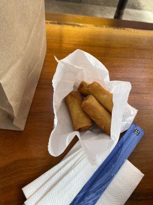 Veggie Vegetable Eggrolls (5 Pc)