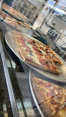 Pizza display