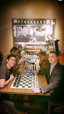 Chess at Starbucks