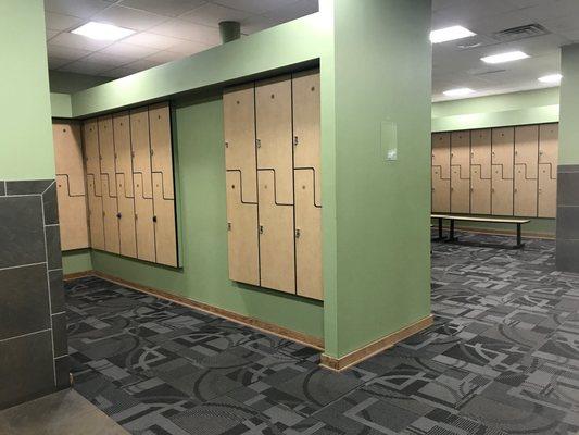 Locker Rooms with Sauna