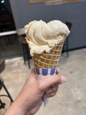 Salted Caramel with a Waffle Cone