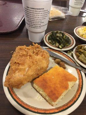 (smack,smack).. now That is how fried chicken is done!