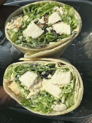 Caesar Wrap with chicken