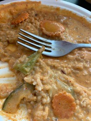 Red curry, Beef & Brown Rice