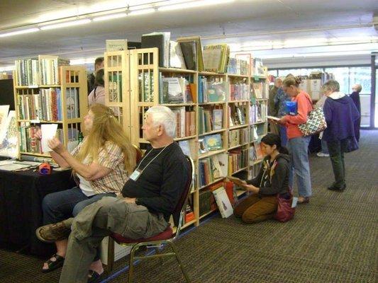 So many antiquarian and collectible books!