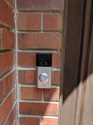 We also install ring products such as stick up cams 2 ring video doorbells and motion cameras