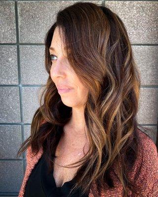 Balayage/haircut/style by nick Rodgers. @nickispissed