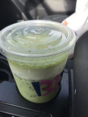 Large iced matcha