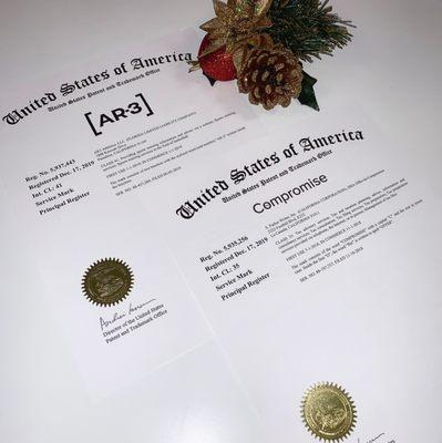 More successful Trademark certificates for our clients!