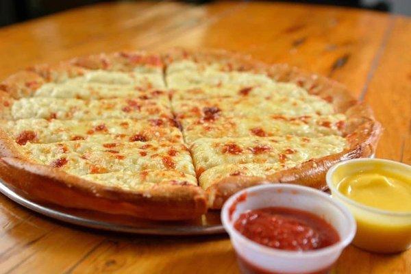 Cheese Sticks. Get a free order every Tuesday when you buy a Large or XL pizza at regular price!