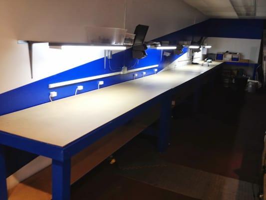 Our New workbenches