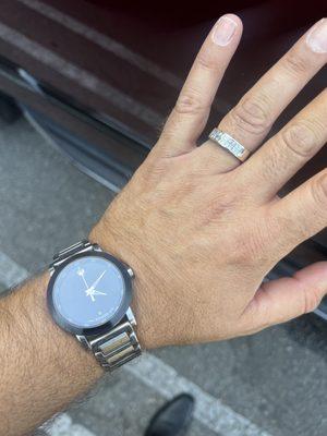 Fixed watch and polished ring!