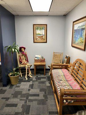 The waiting room.