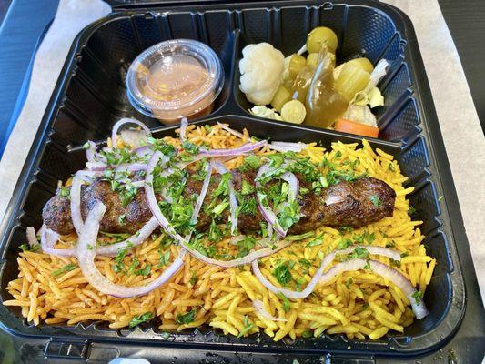 Kufta Kabob Plate Lunch Special