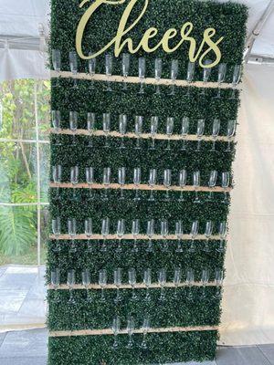 Champagne wall