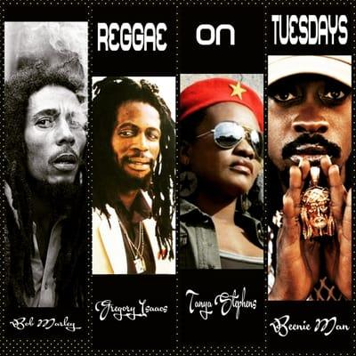 Catch @djsloepoke x @kgsuperstar Running Tings at #ReggaeOnTuesdays  Happy Hour 8pm - 1030pm