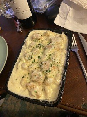 Alfredo Style with Pasta (with gnocchi)