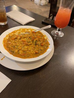 Crawfish etouffee