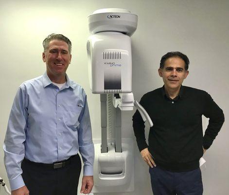 Dr. Mohsin with our new Pano/CT machine