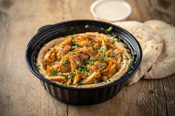 Shawarma Hummus Bowl