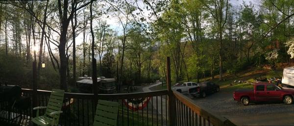 View from Big Dawg House deck.