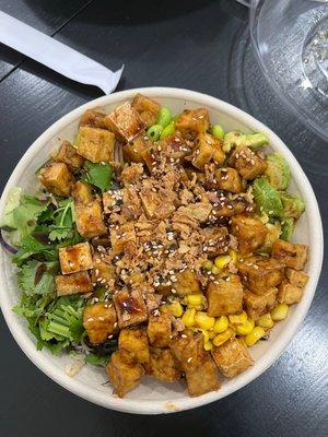 Fried tofu poke bowl Build Your Own Large Bowl