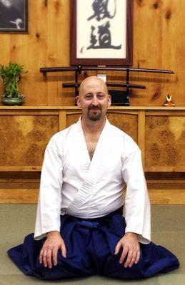 Dr. Rick Munn in his Aikido Gi and Hakama