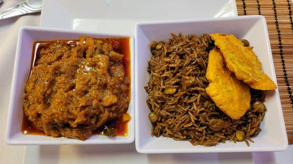 Seafood Legume with Black Rice