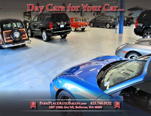 Book Your Car's Spa-Time Today! ParkPlaceAutoSalon.com
 425-748-0132