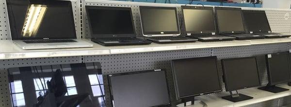 Laptops, desktop and monitors for sale