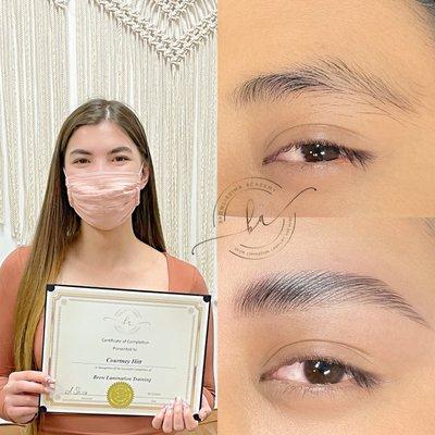 Brow Lamination Hands on training by Browlissima Academy in Redwood City, Bay Area, California