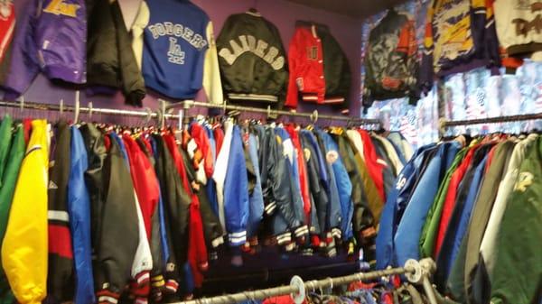 Starter jackets for days.