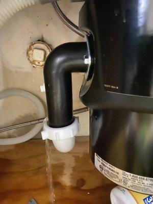 Leak just from running sink in January. TERRIBLE QUALITY.