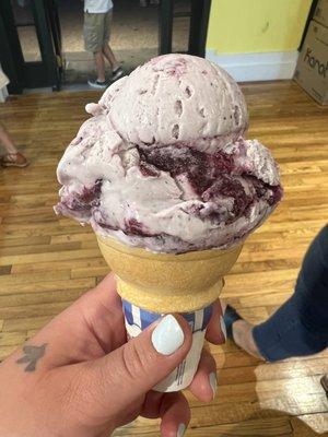 Maine Wild Blueberry ice cream