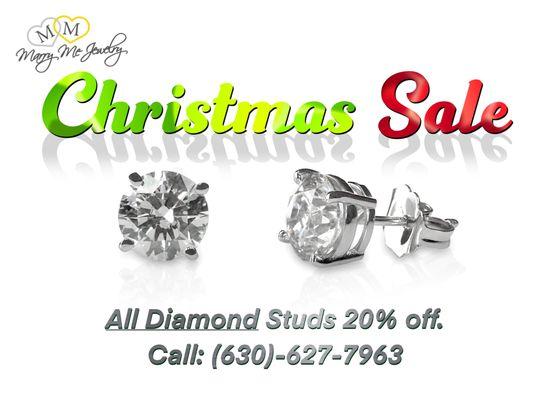 ALL STUDS 20% OFF TILL CHRISTMAS!