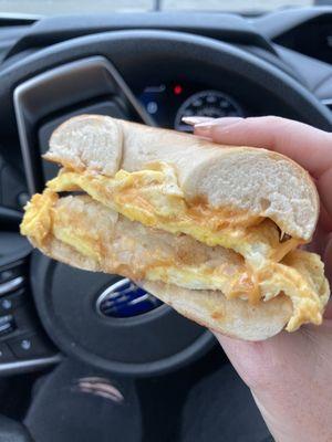 Eggxciting Bagel (without meat)