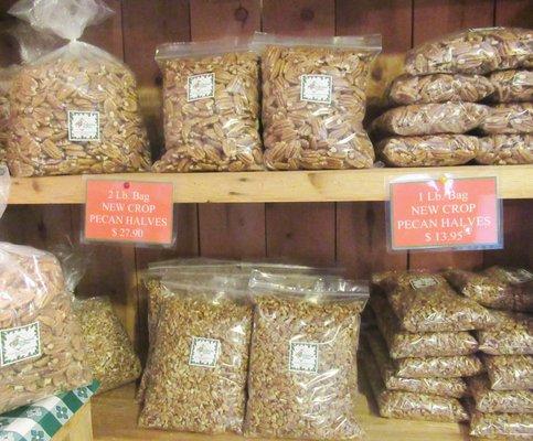 Farm fresh pecans are what we are most known for!