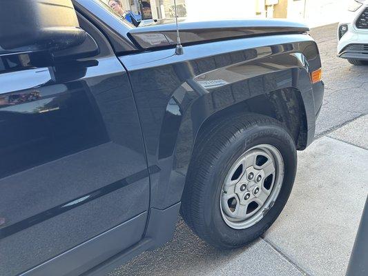 Jeep Patriot front right fender after