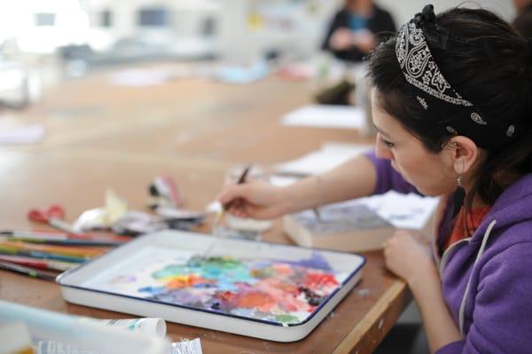 Drawing, painting, color theory and more...classes for ages 16+. www.mcad.edu/continue