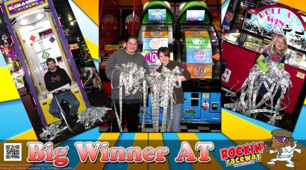 Big winners at our Pigeon Forge arcade