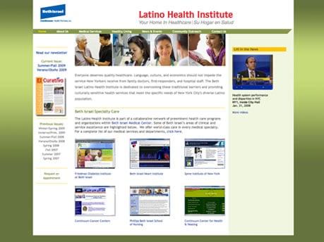 Beth Israel Latino Health Institute website